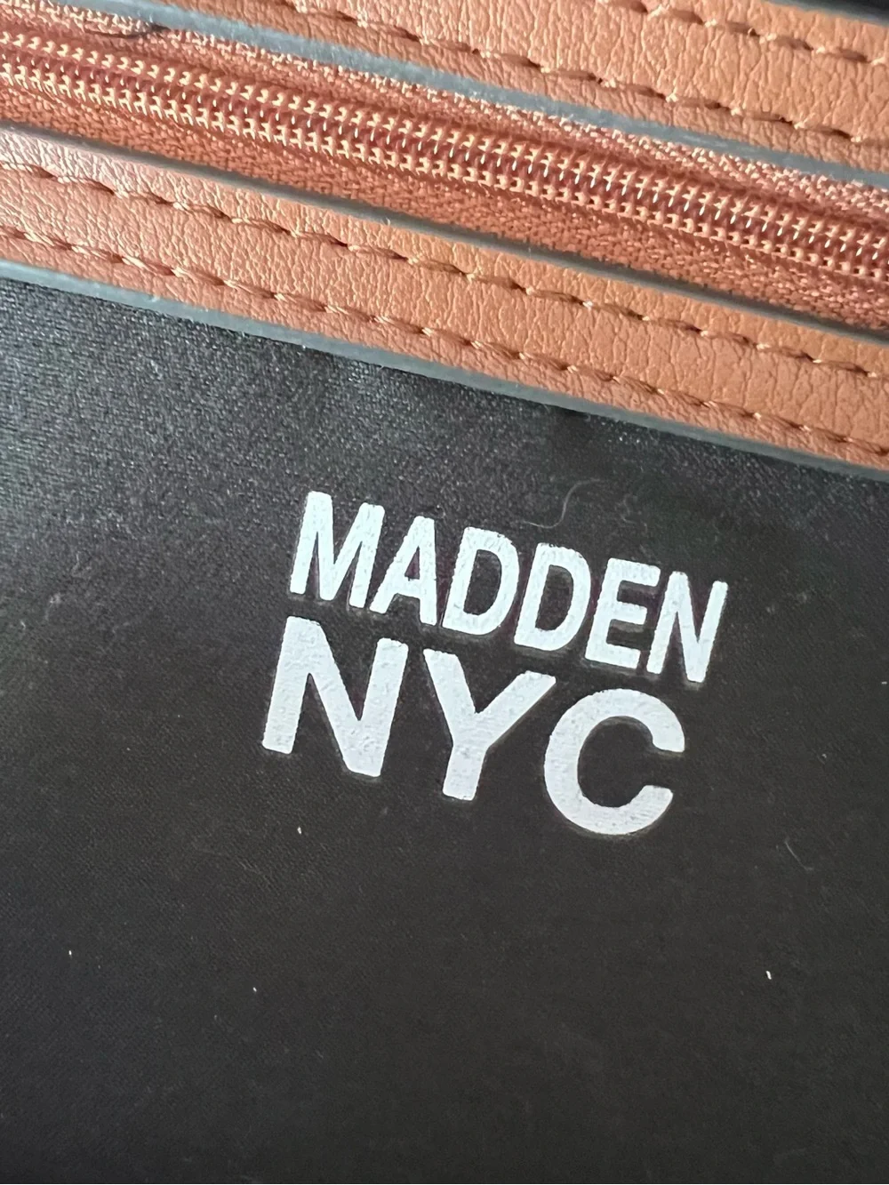 Madden NYC Mini Backpack in Orange/Green/Brown Retro Flower Power 70s Style